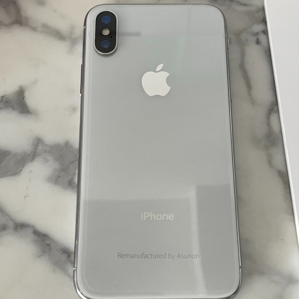 Like NEW Apple iPhone X - 256GB - Silver (Unlocked) Model #: MQCP2LL/A - Picture 2 of 10